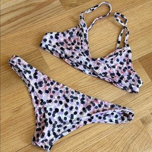Kittenish Multicolor Bikini Set